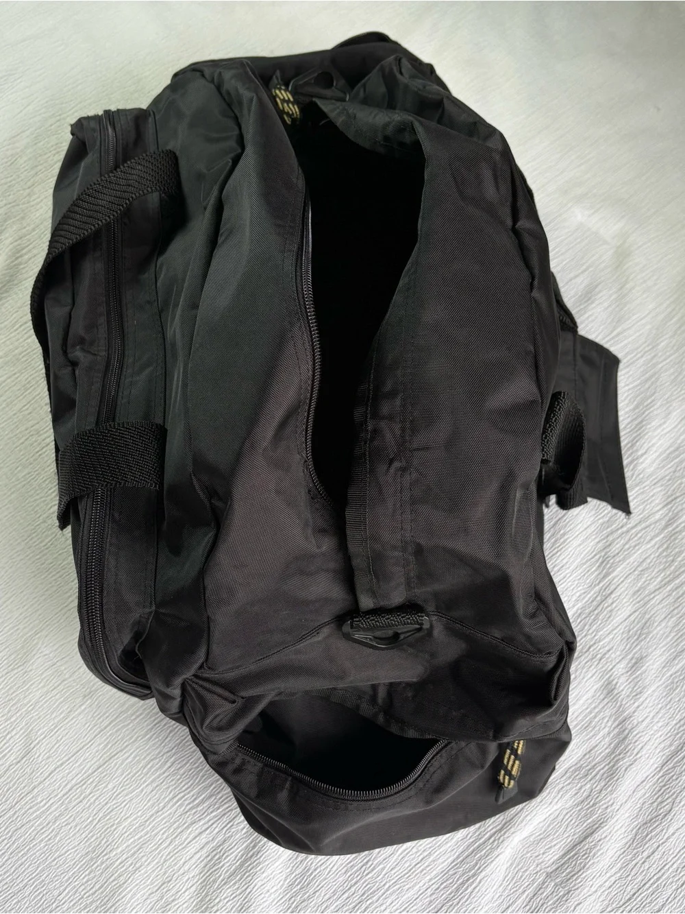 Vintage Super Bowl XXXIII x Coca-Cola Black Duffel Bag 1999 Miami Florida Bronco